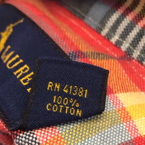 Ralph Lauren Plaid Button Front Shirt - Picture 7 of 8